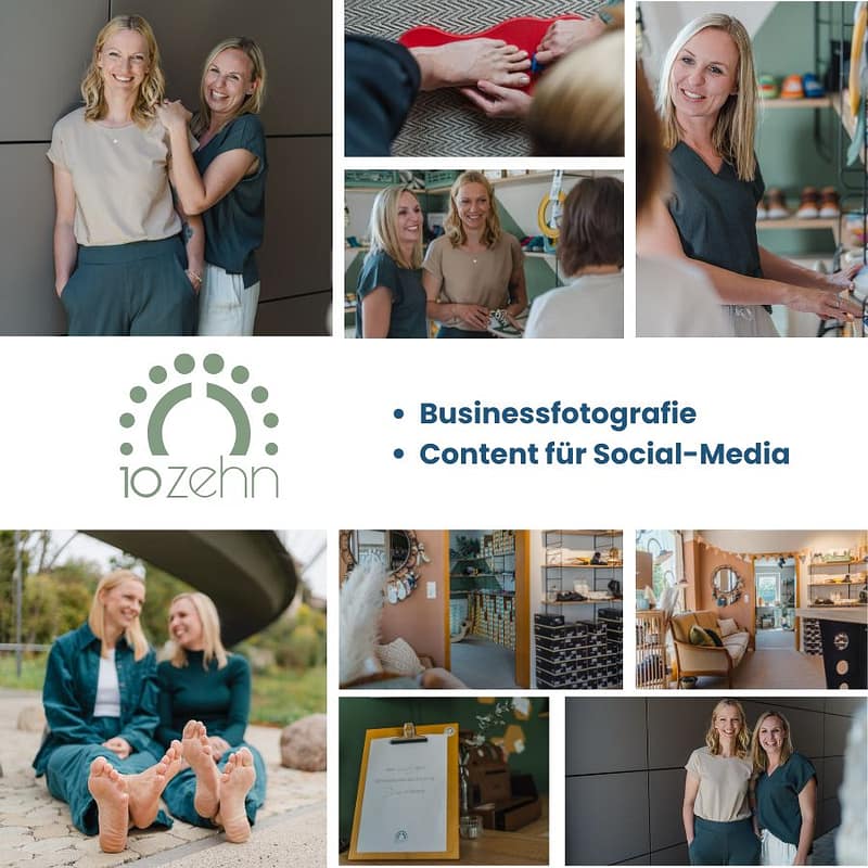 Businessfotografie Stuttgart: Businessfotos und Contentproduktion im Barfußschuhladen 10zehn